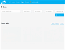 Tablet Screenshot of finquescamprodon.com